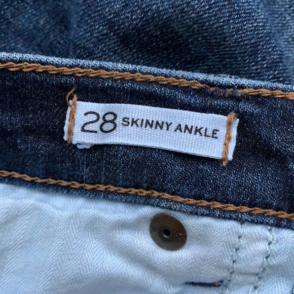 Banana Republic Premium Denim Skinny Ankle Jean Size 28 - Picture 6 of 9